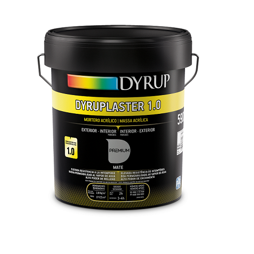 Dyrup Dyruplaster Acryl 1.0 - Massa Acrílica de Revestimento Areado Interior e Exterior